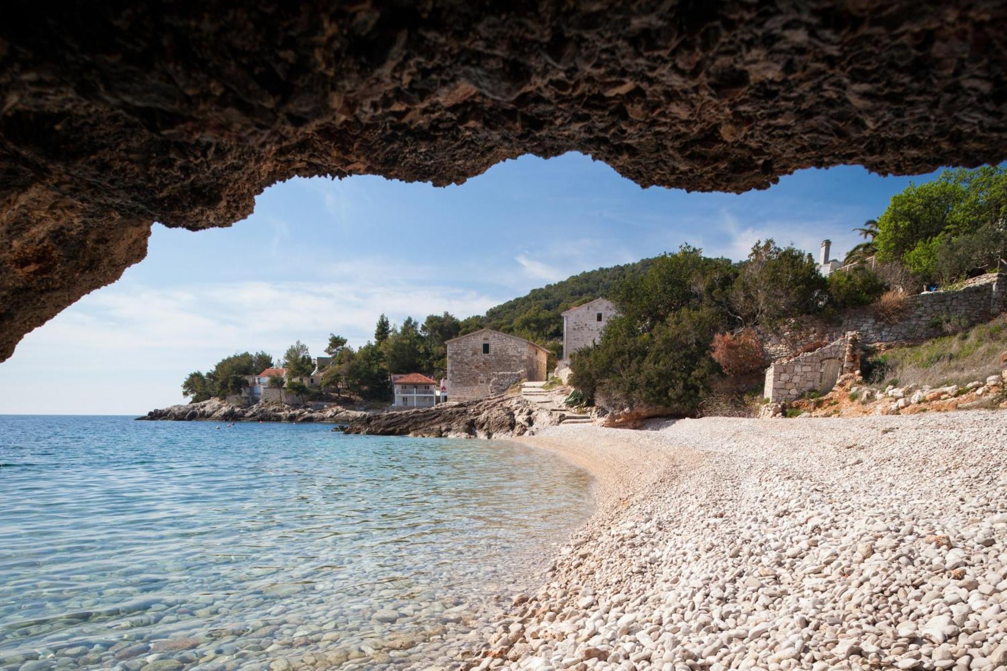 Seaside House For Families With Children Cove Tvrdni Dolac, Hvar - 2057 Gdinj Exterior foto